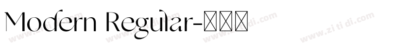 Modern Regular字体转换 Modern Regular字体转换